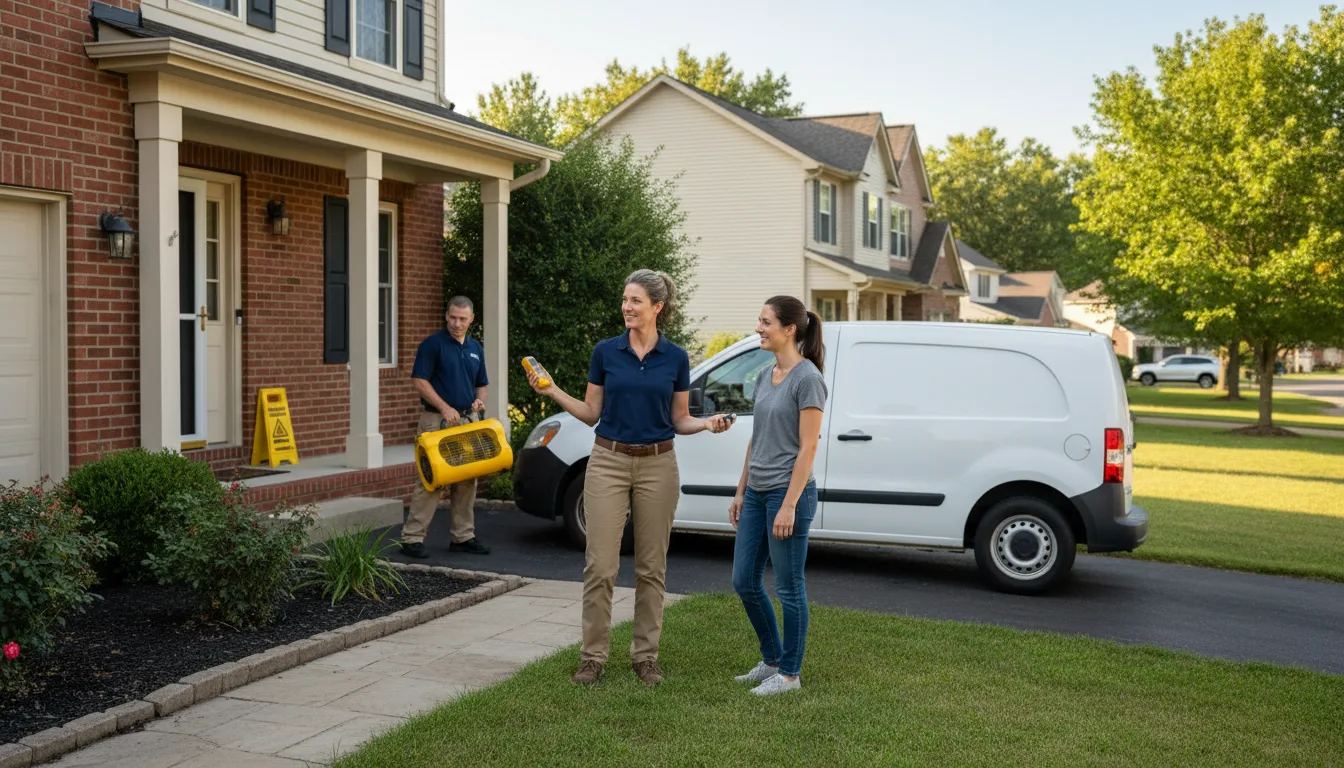 Residential water damage restoration in Quarryville, PA